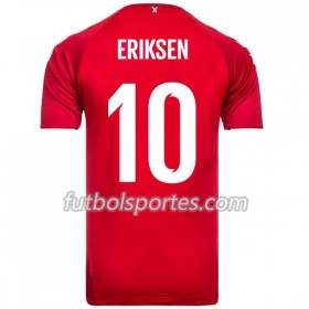 Camisetas Dinamarca Eriksen 10 Primera Equipacion Mundial 2018